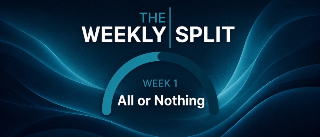 The Weekly Split. Week 1. All or nothing.